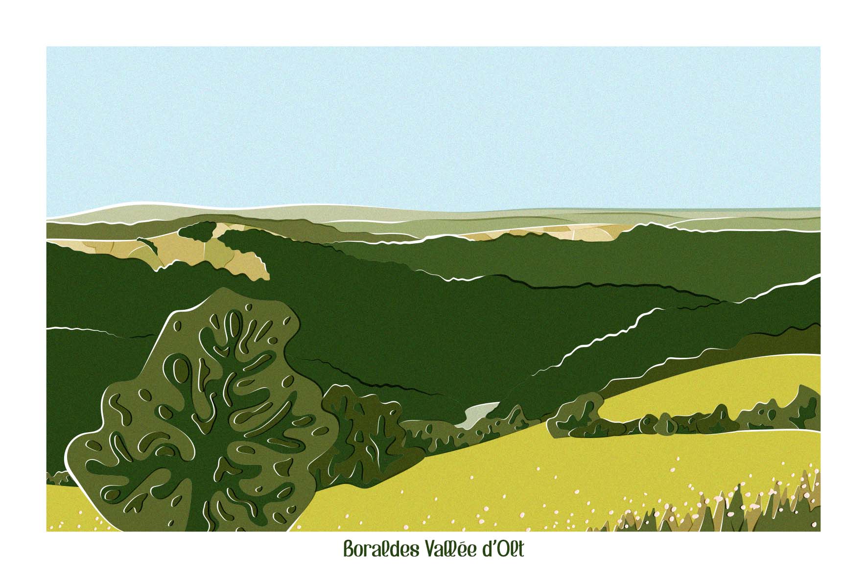 Carte postale Aveyron