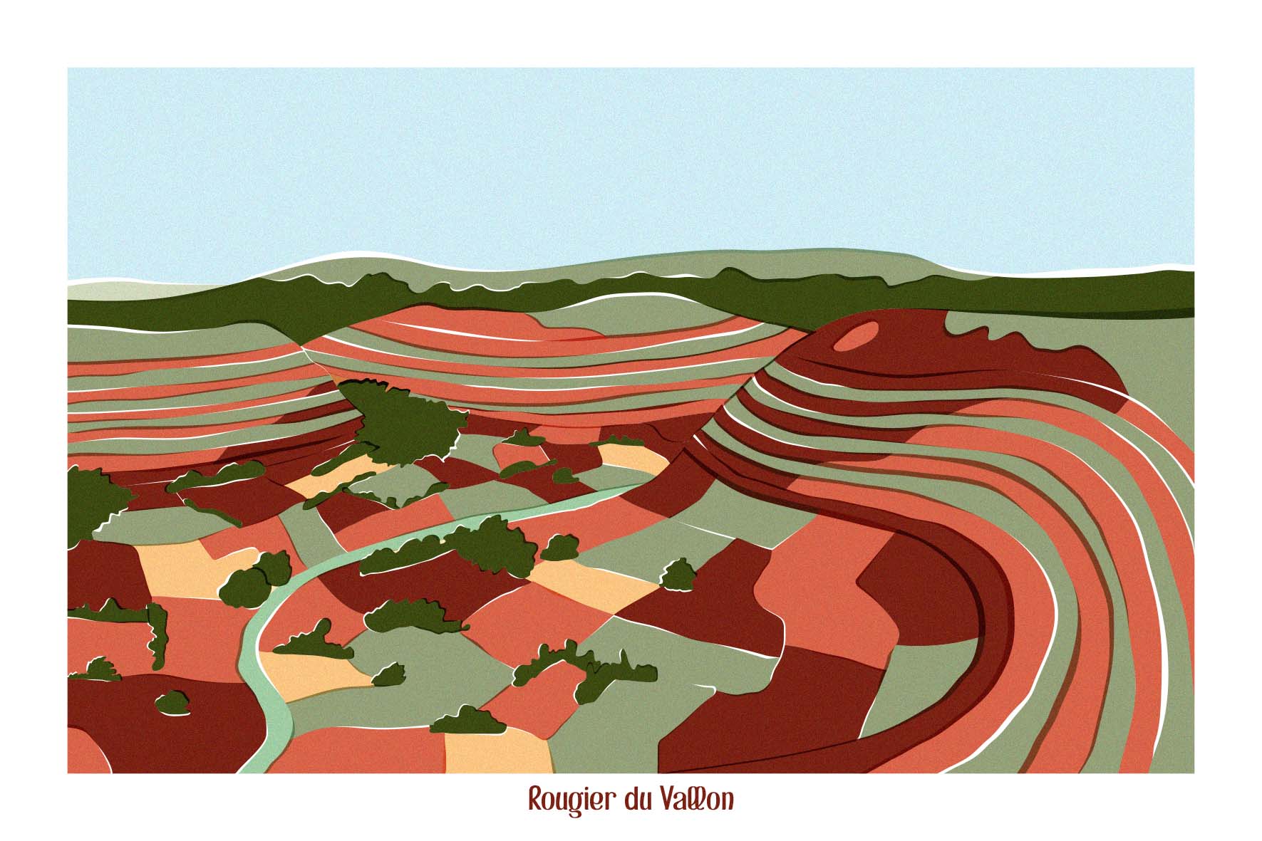 Carte postale Aveyron