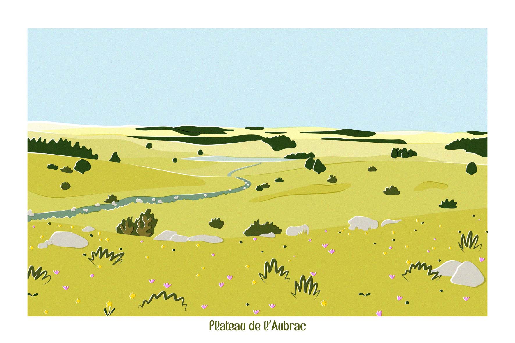 Carte postale Aveyron