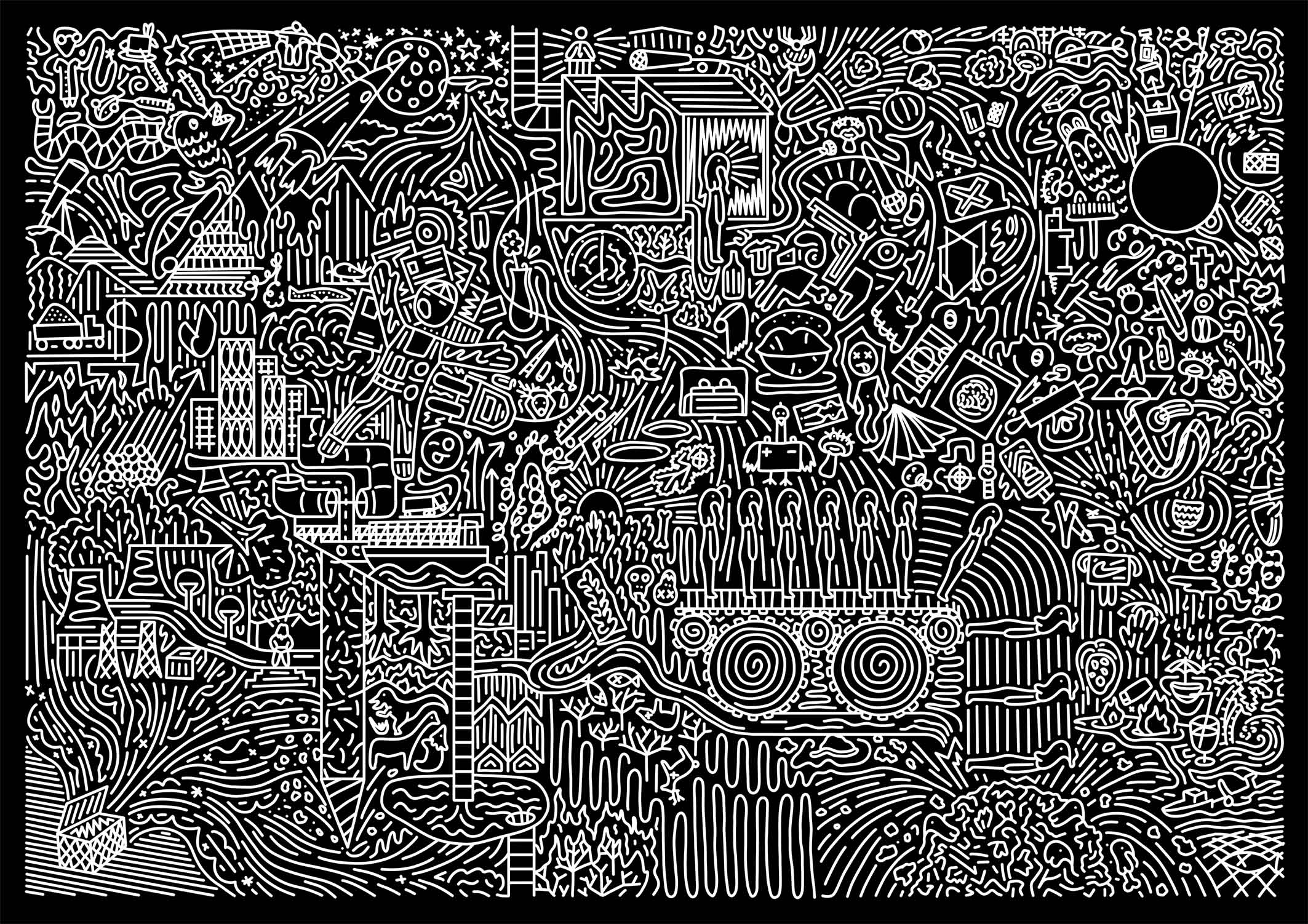 Visuel Blanc sur Noir
