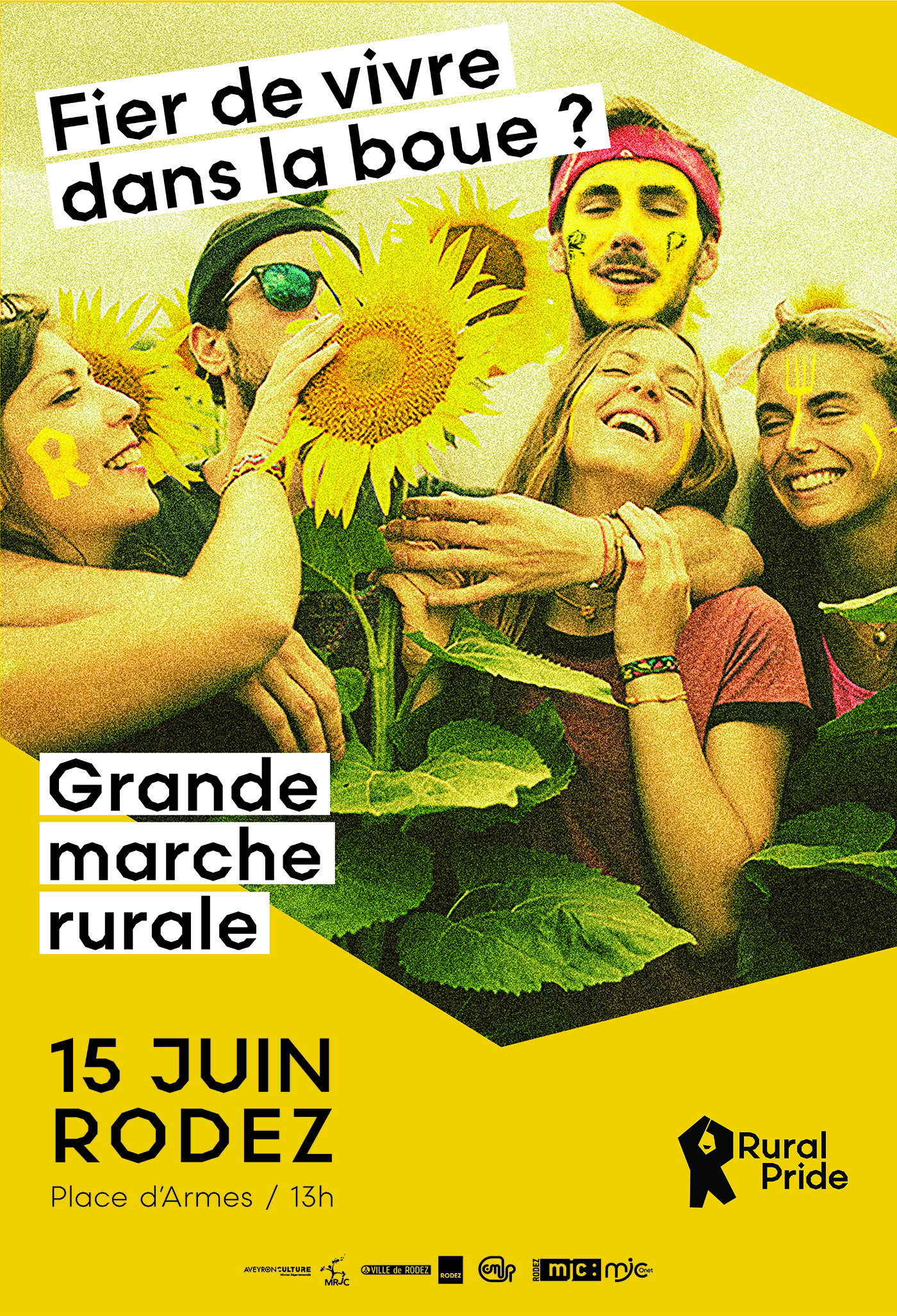 Affiche promouvant la marche rurale