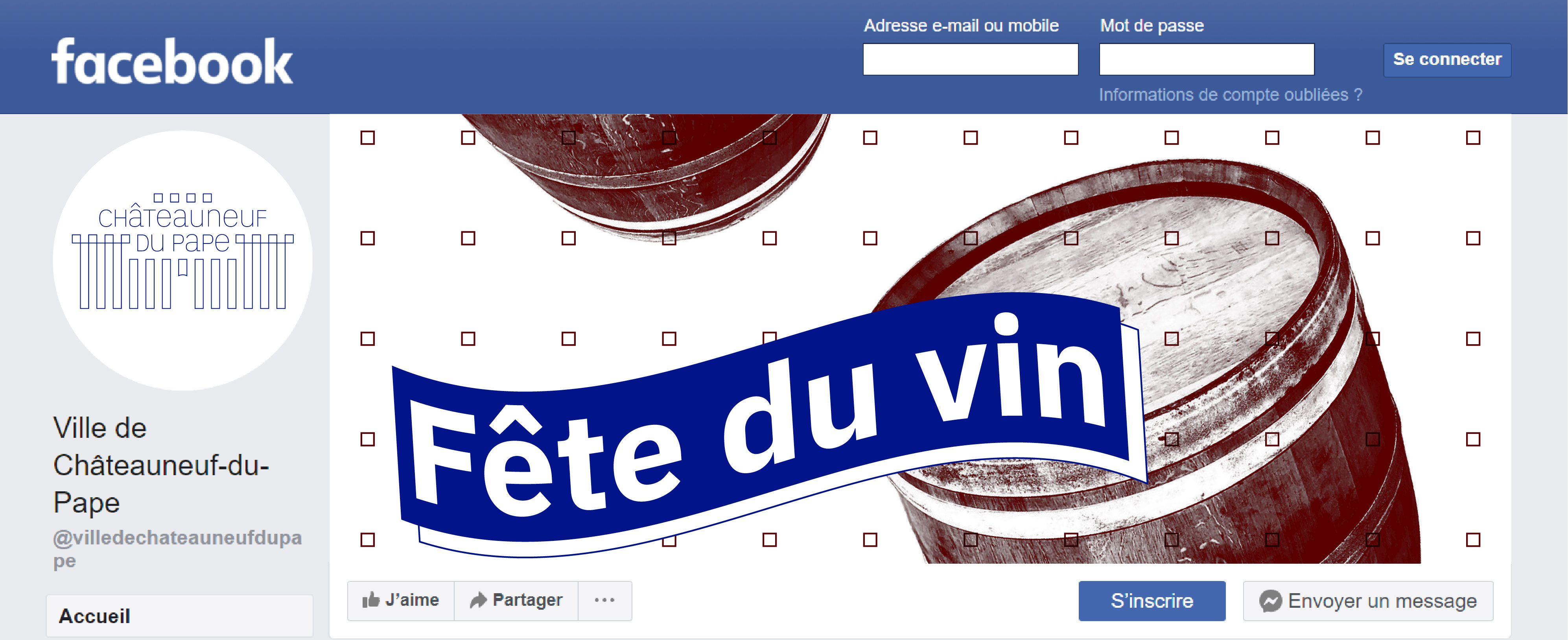 Déclianison en bandeau Facebook