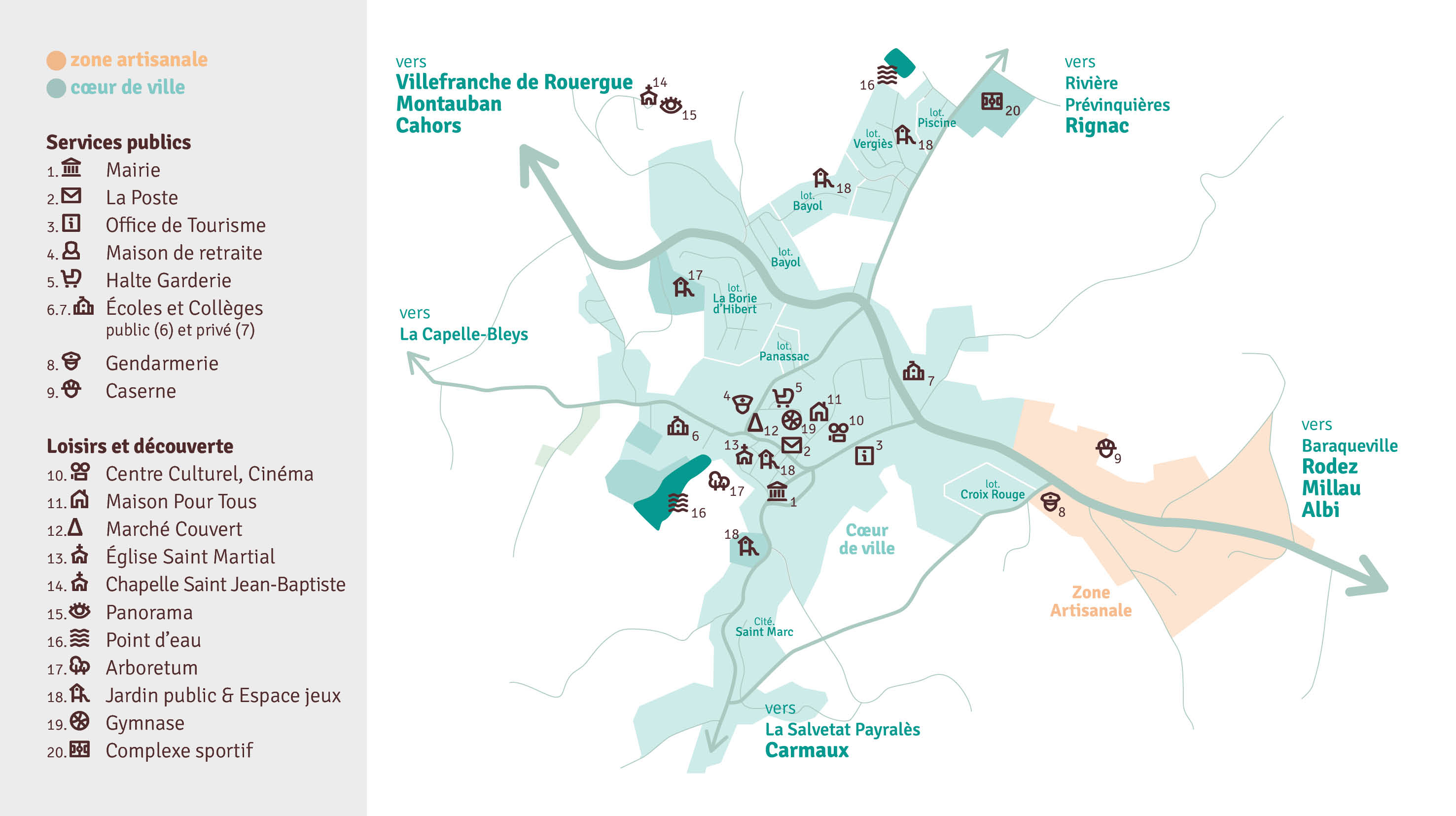 Carte de Rieupeyroux