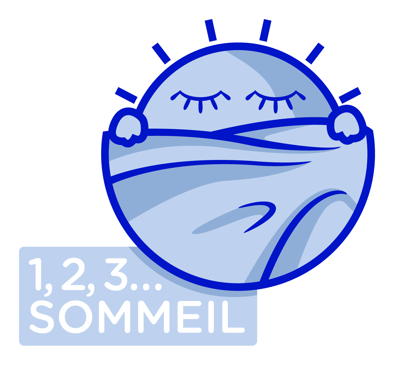 Logo 1. 2. 3. sommeil