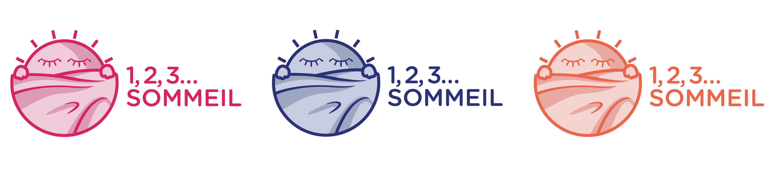 Logo 1. 2. 3. sommeil