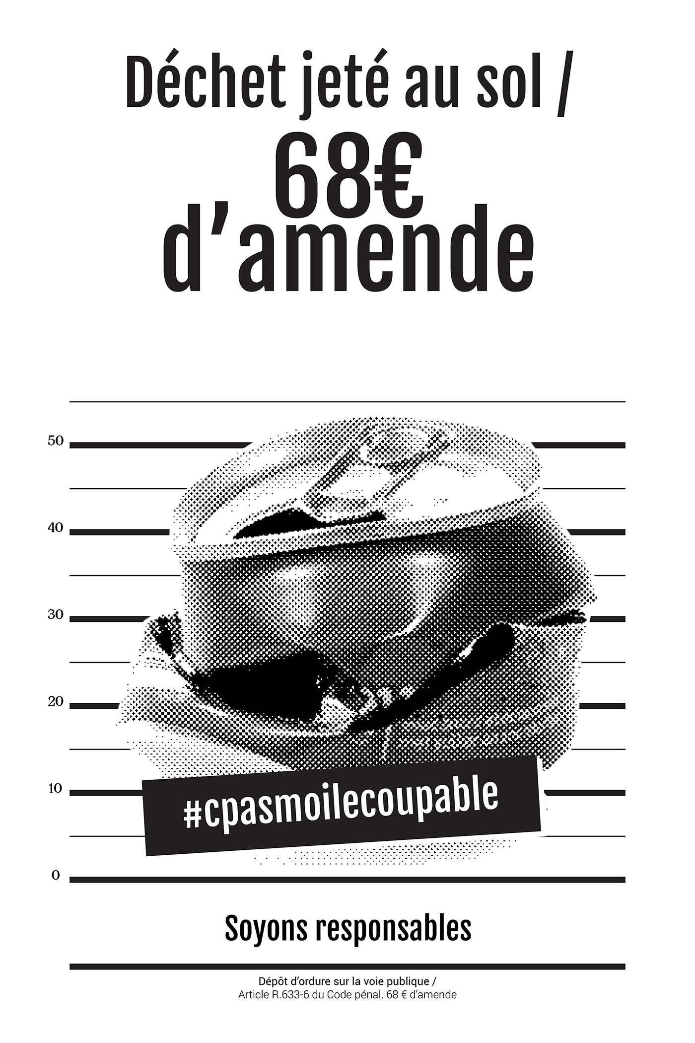 Affiche concernant les déchets
